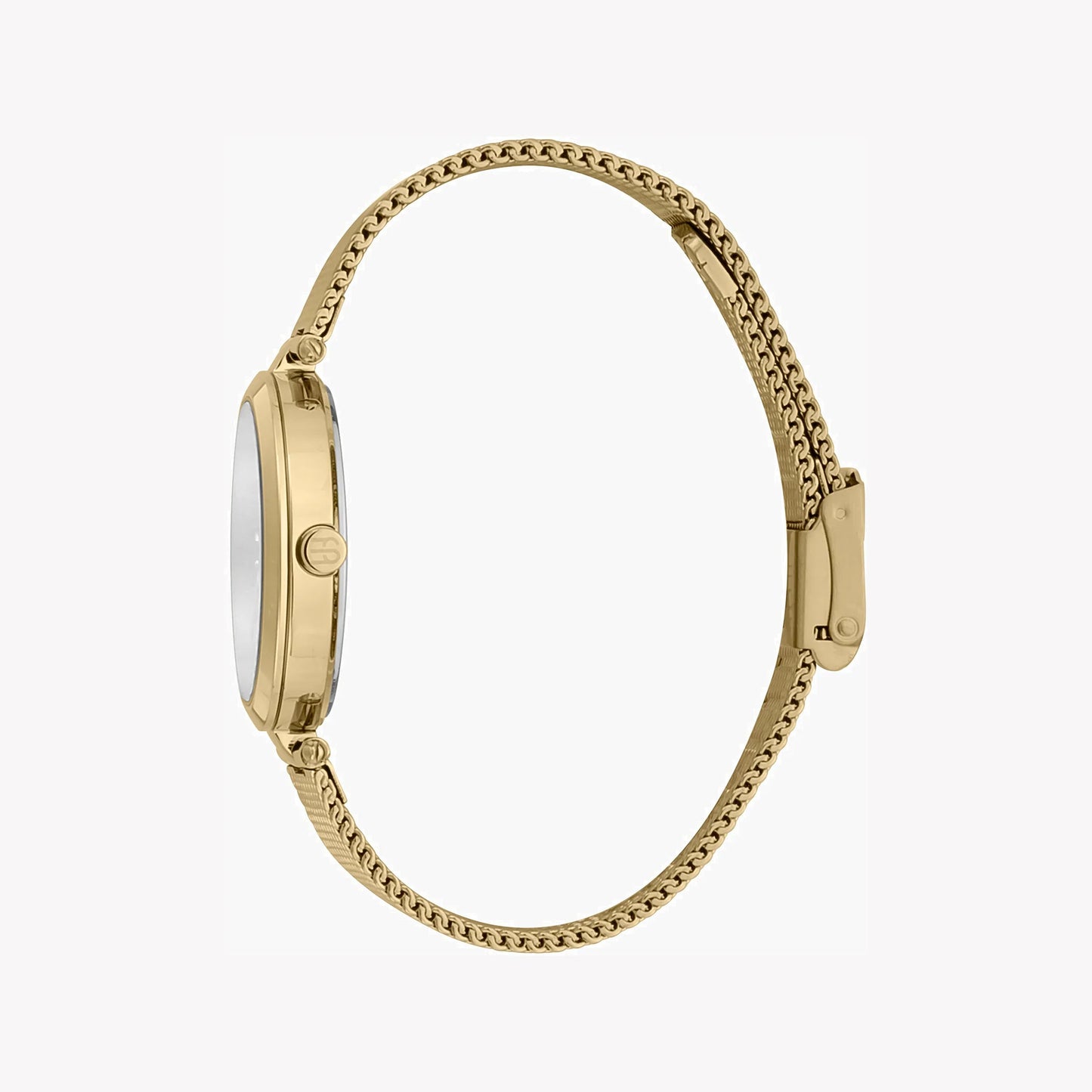 Esprit Women's Gold Stainless Steel Watch, Silver Dial | ES1G133M0045-1
