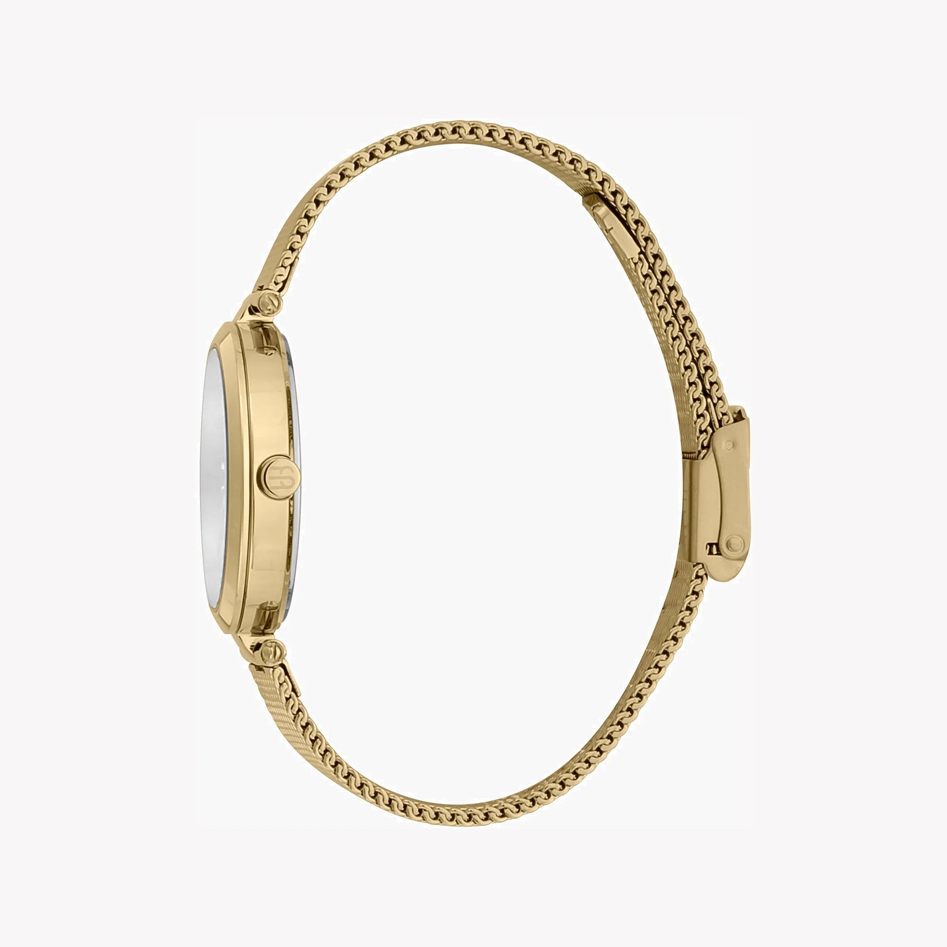 Esprit Women's Gold Stainless Steel Watch, Silver Dial | ES1G133M0045-1